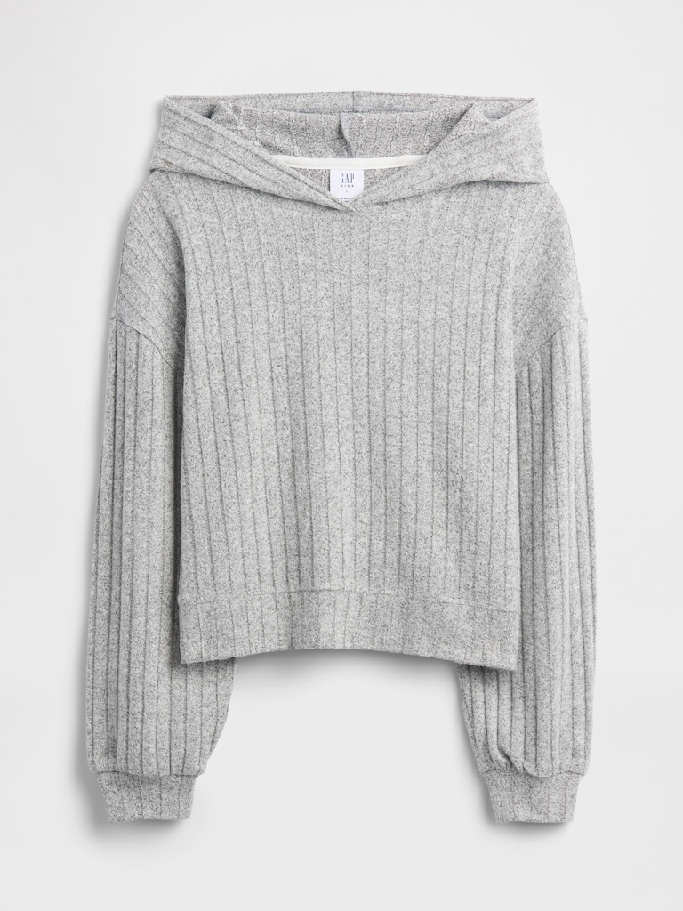 Kids Relaxed Cozy-Rib Hoodie