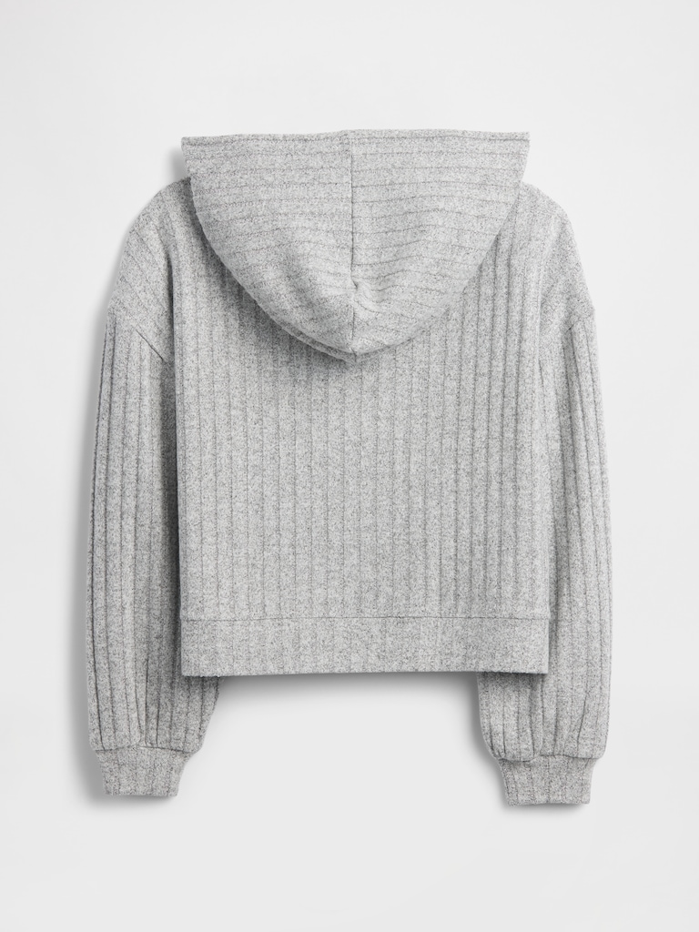 Kids Relaxed Cozy-Rib Hoodie