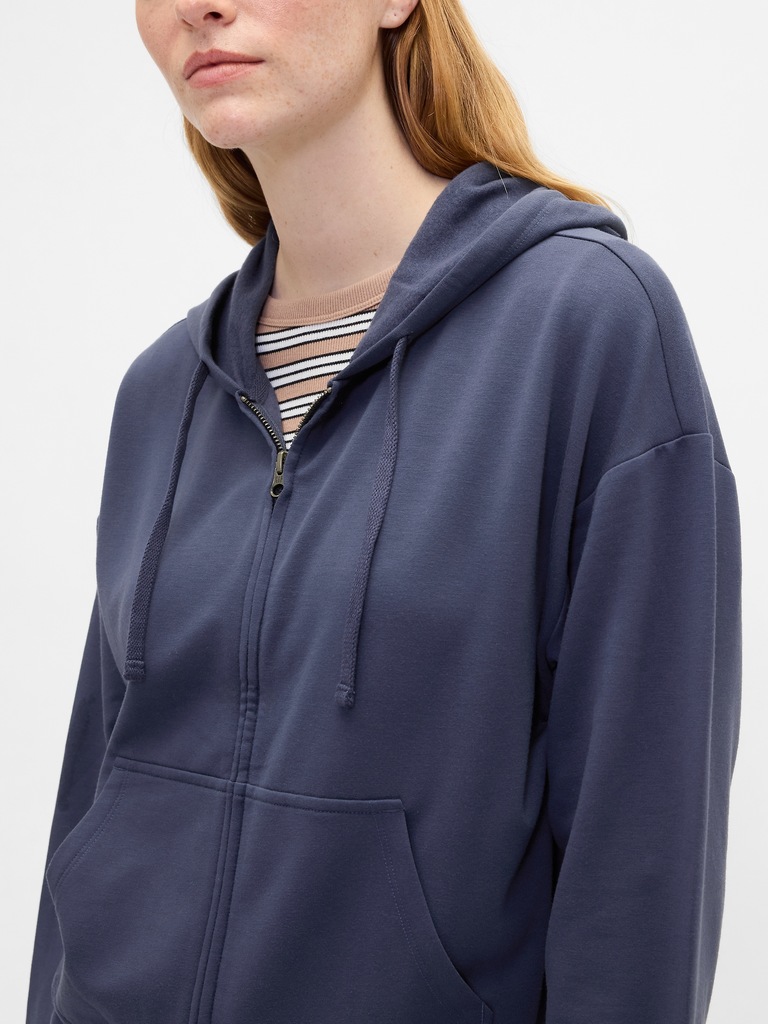 CloudLight Oversized Zip Hoodie