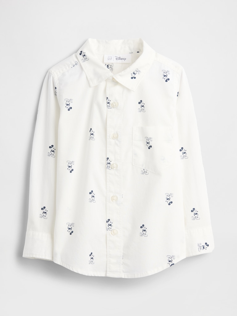 babyGap × Disney Mickey Mouse Poplin Shirt