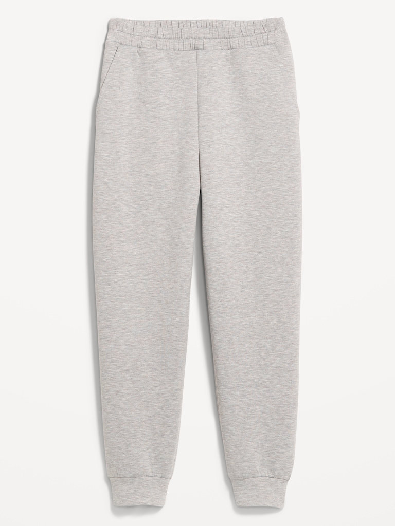 High-Waisted Bounce Fleece Jogger Sweatpants