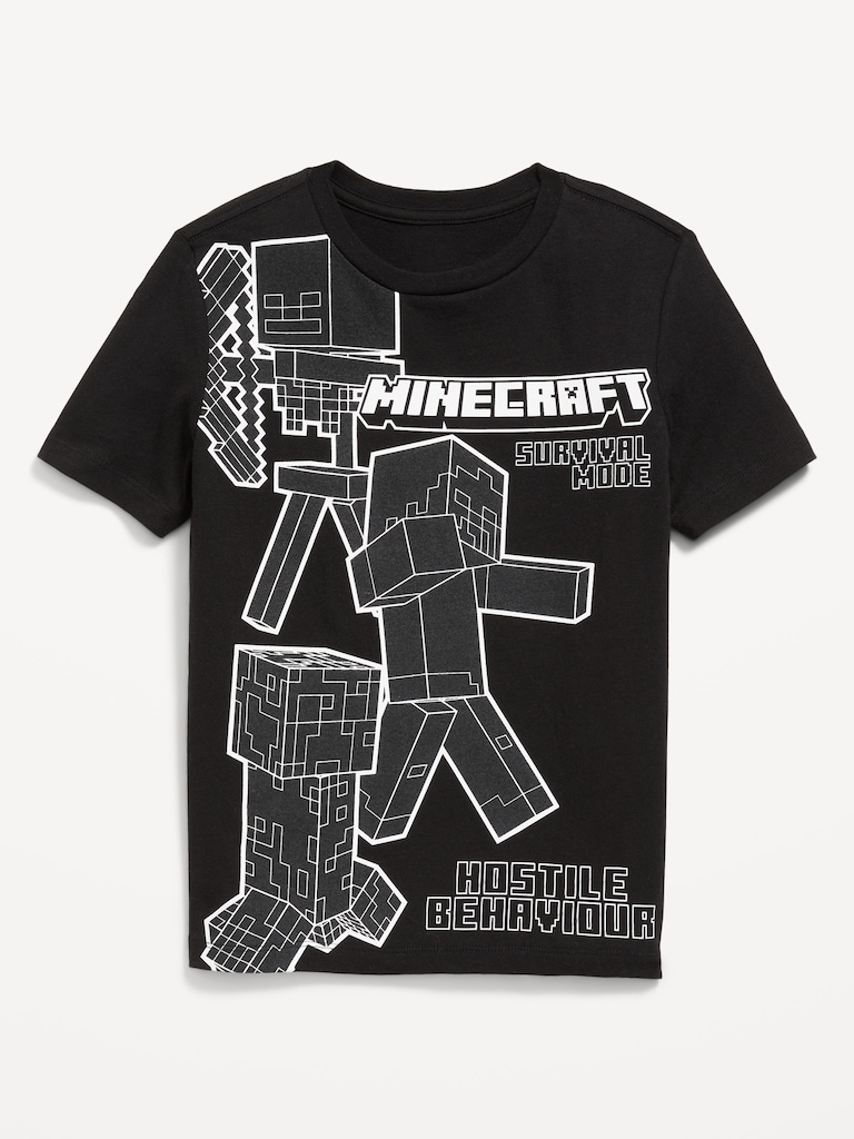 Minecraft™ Gender-Neutral Graphic T-Shirt for Kids