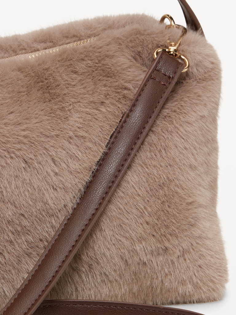 Heritage Faux-Fur Crossbody Bag