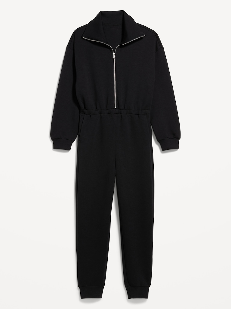 Bounce Fleece Zip Jumpsuit