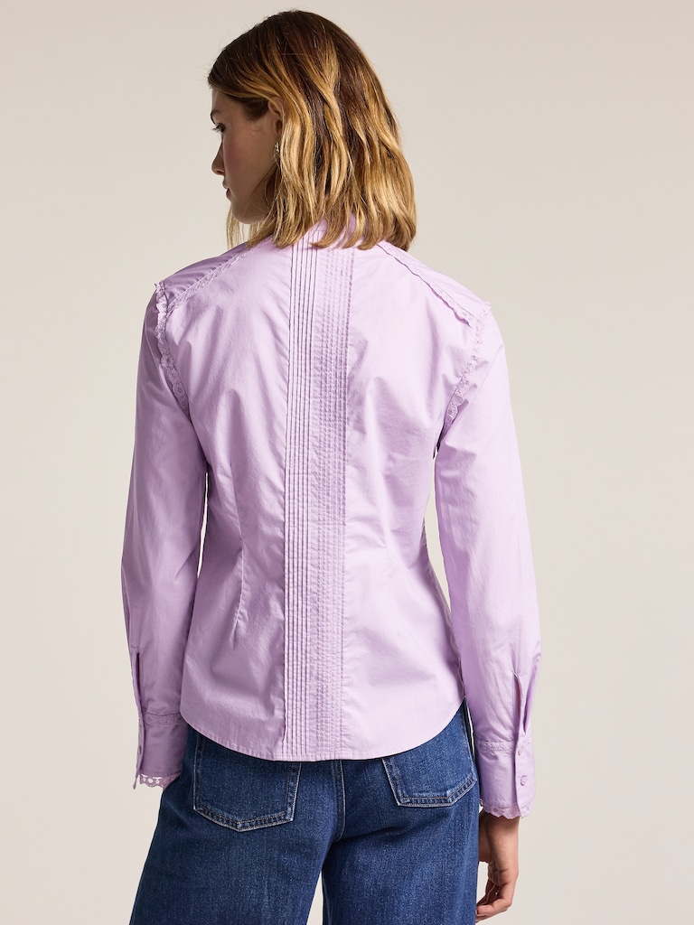 Old Navy x Anna Sui Button-Down Applique Top