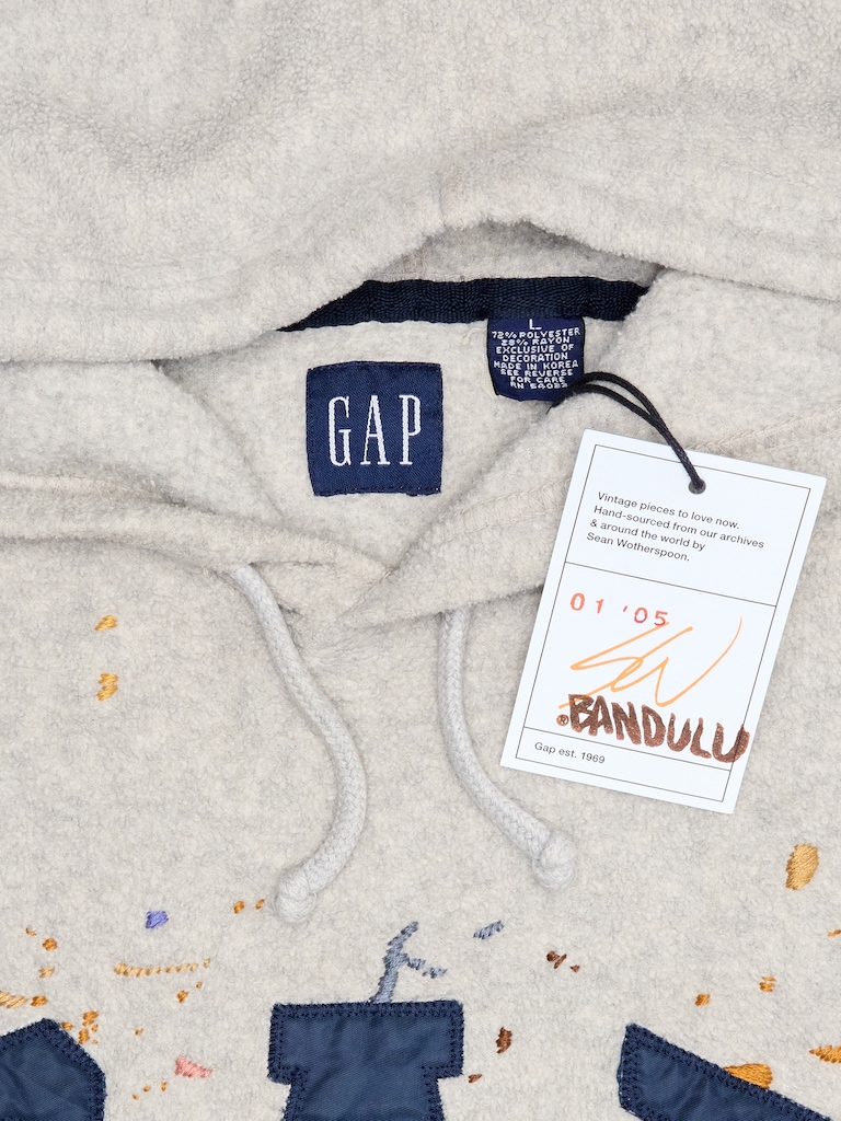 GapVintage × Bandulu Logo Hoodie — L