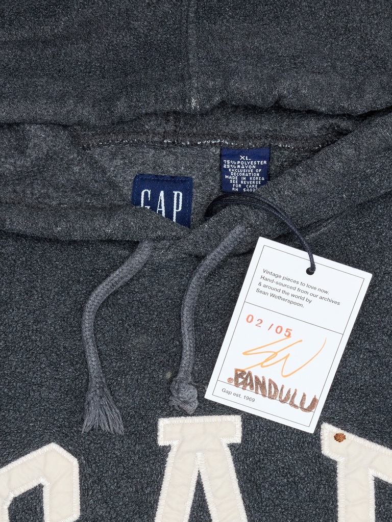 GapVintage × Bandulu Logo Hoodie — XL