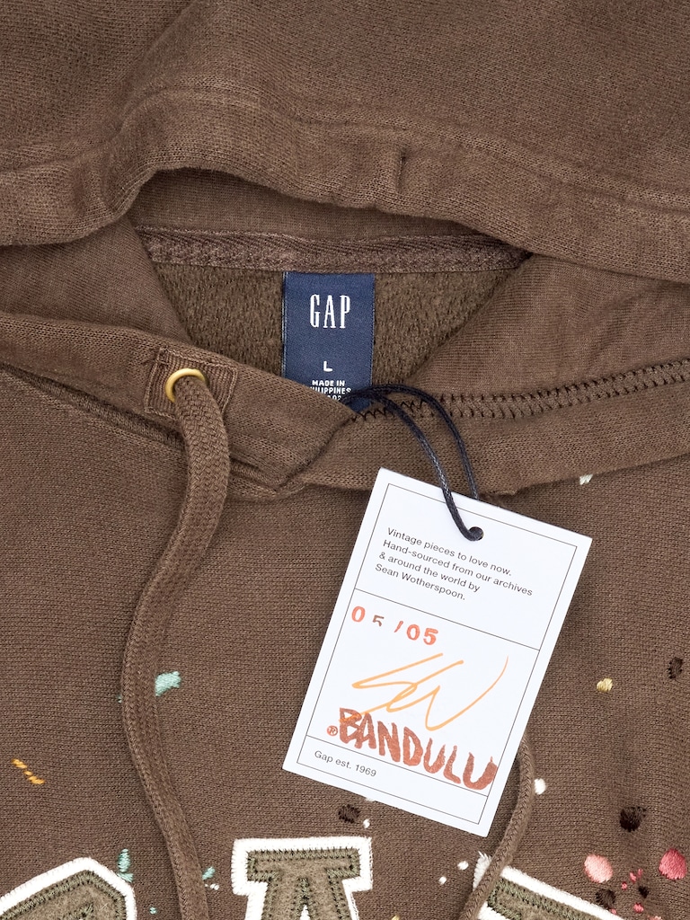 GapVintage × Bandulu Logo Hoodie — L