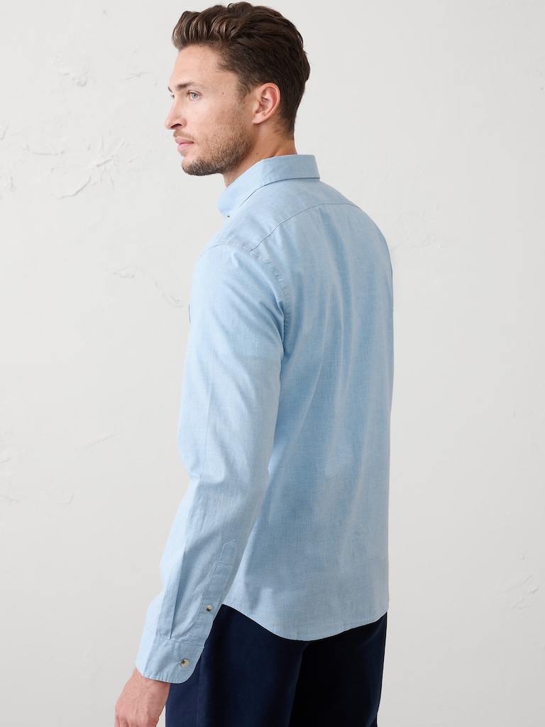 Slim-Fit Softwash Cotton Shirt