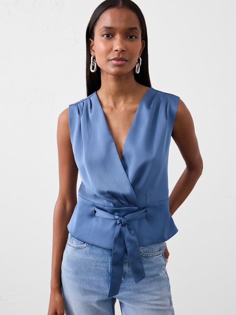 Pull Banana Republic Factory - Fil Premium Luxe, Gris, Taille M, Col Rond - Coupe Régulière