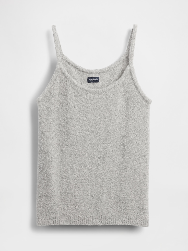CashSoft Boucle Sweater Tank Top