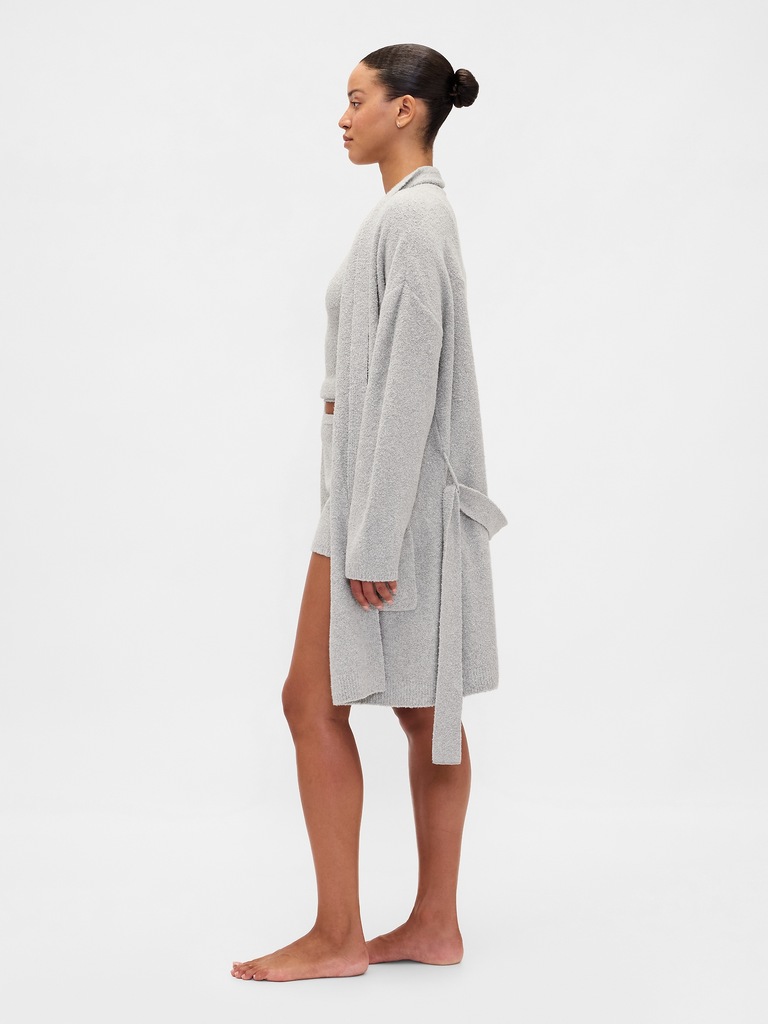CashSoft Boucle Relaxed Robe