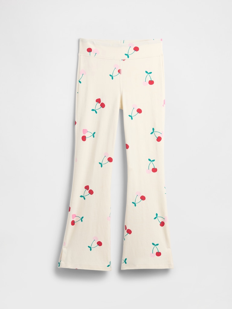 Kids Stretch Jersey Flare Leggings