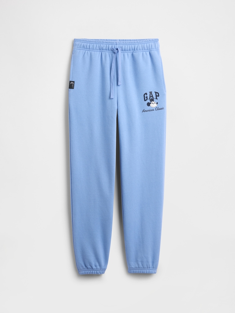 GapKids × Disney Mickey Mouse Relaxed Logo Joggers