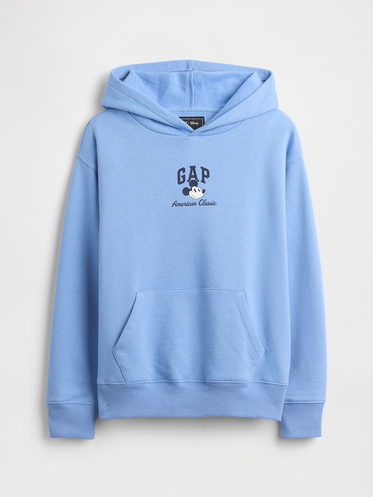 GapKids × Disney Mickey Mouse Relaxed Logo Hoodie