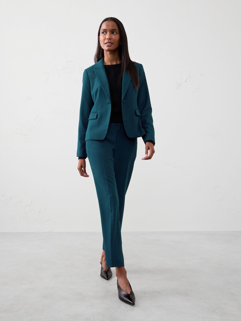 Classic Herringbone Blazer