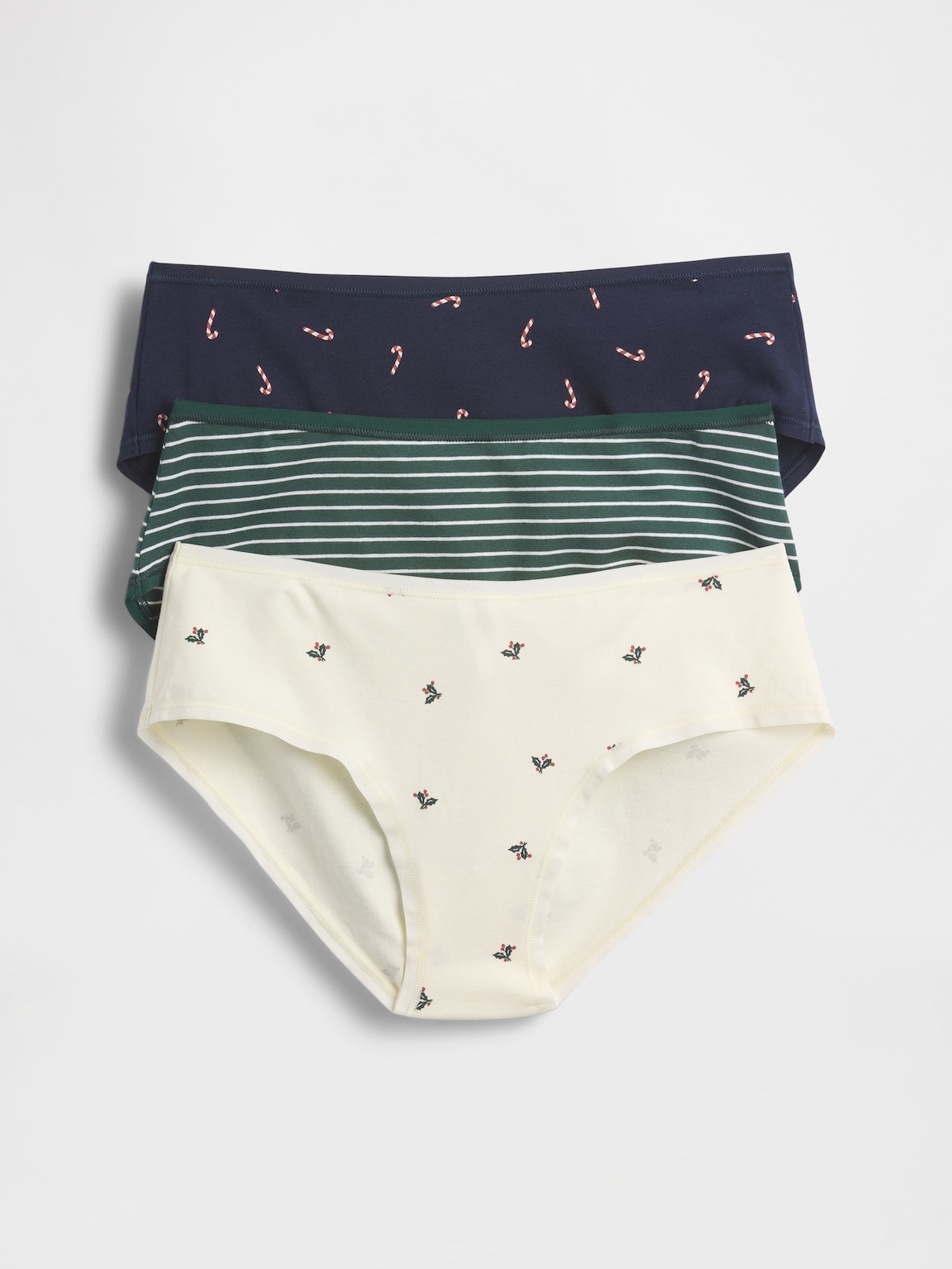 Organic Stretch Cotton Hipster (3-Pack)