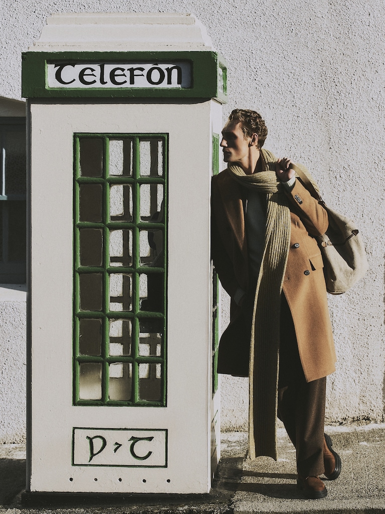 Double-Breasted Top Coat