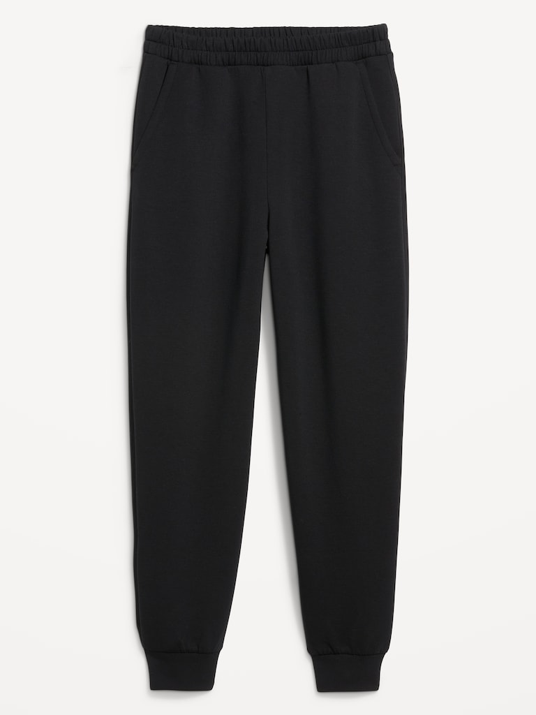 High-Waisted Bounce Fleece Jogger Sweatpants