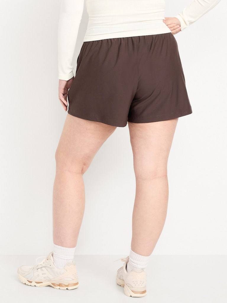 High-Waisted PowerSoft Shorts -- 3.5-inch inseam