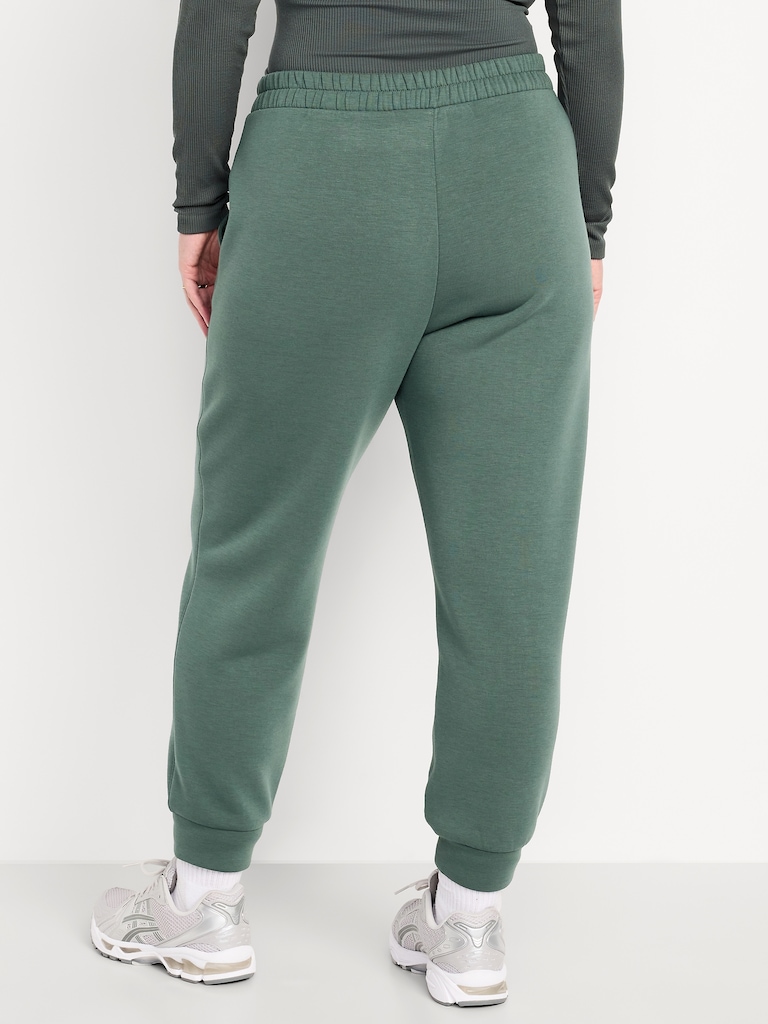 High-Waisted Bounce Fleece Jogger Sweatpants