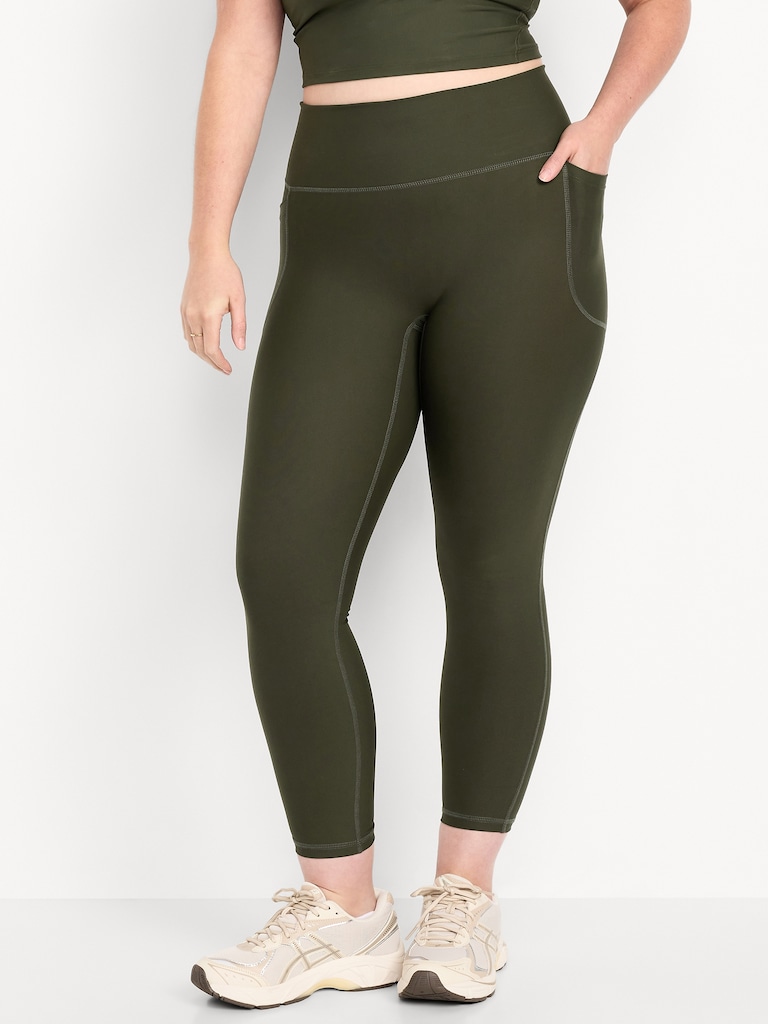 Extra-High Waisted PowerSoft Boundless 7/8 Pocket Leggings – No Front Seam