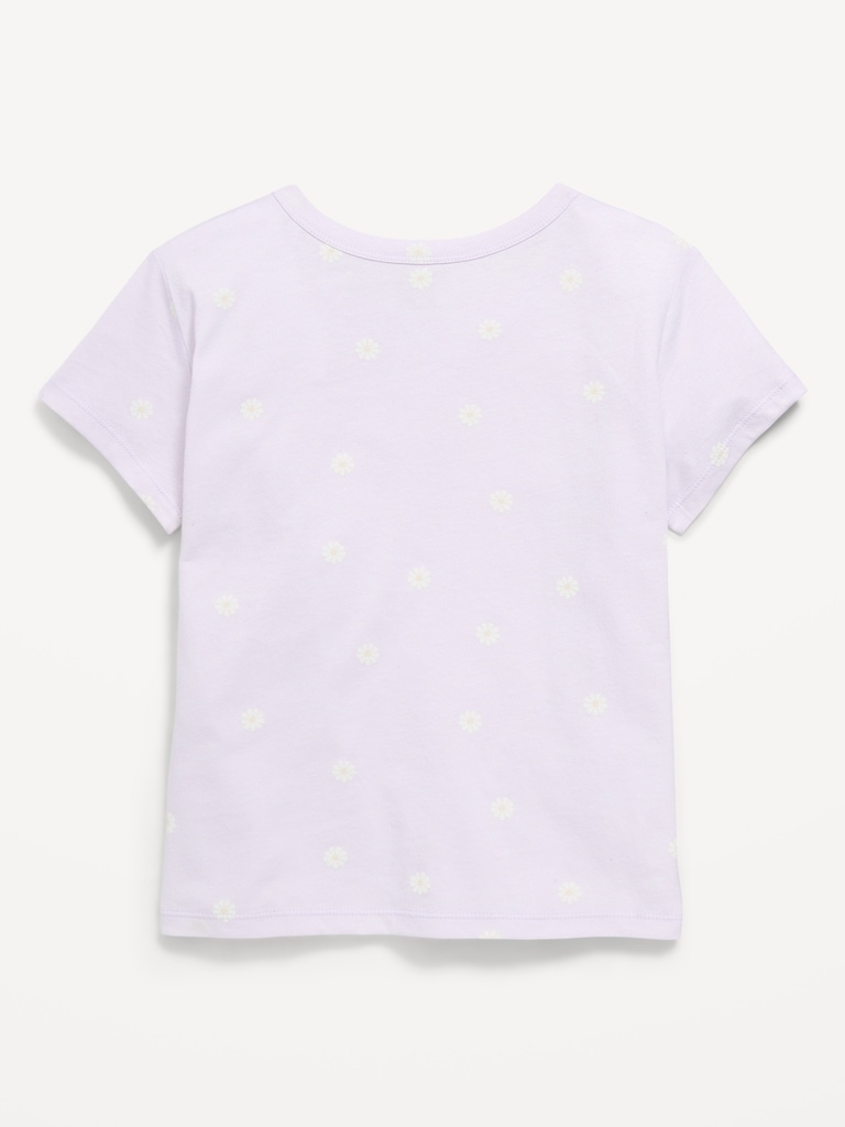 Printed Softest Short-Sleeve T-Shirt for Girls