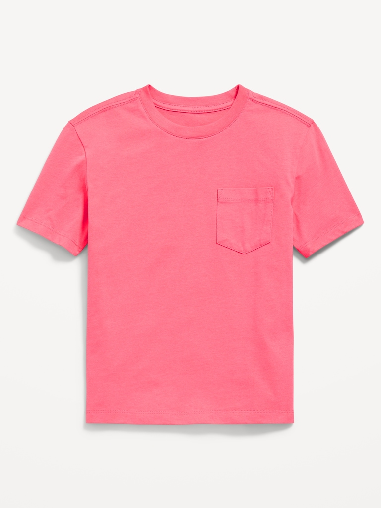 Softest Short-Sleeve Pocket T-Shirt for Boys