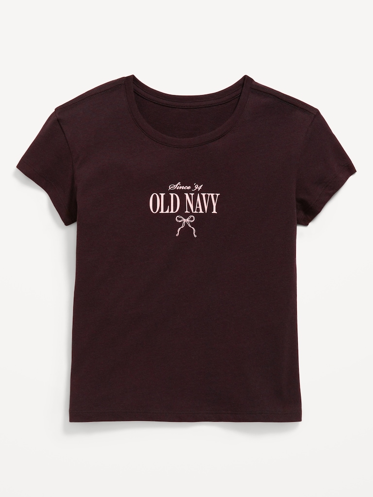 Short-Sleeve Logo-Graphic T-Shirt for Girls