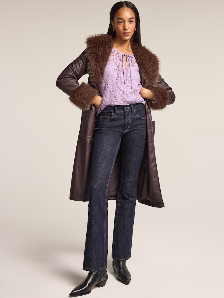 Old Navy x Anna Sui Lace Applique Top