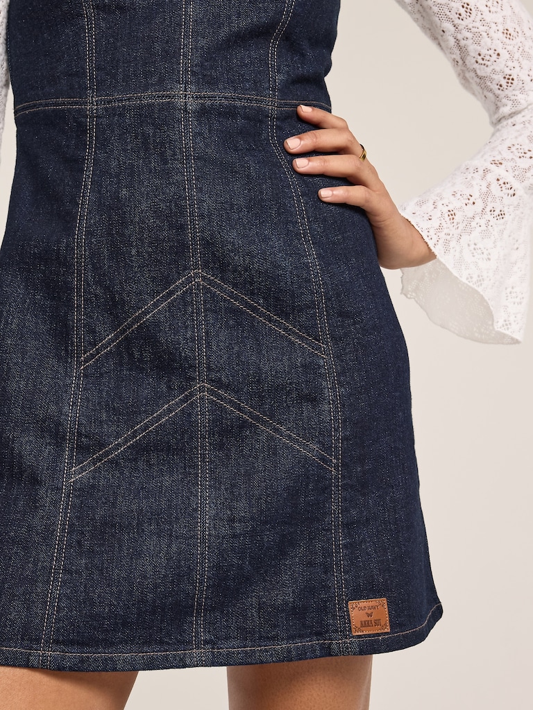 Old Navy x Anna Sui Sleeveless Denim Mini Dress