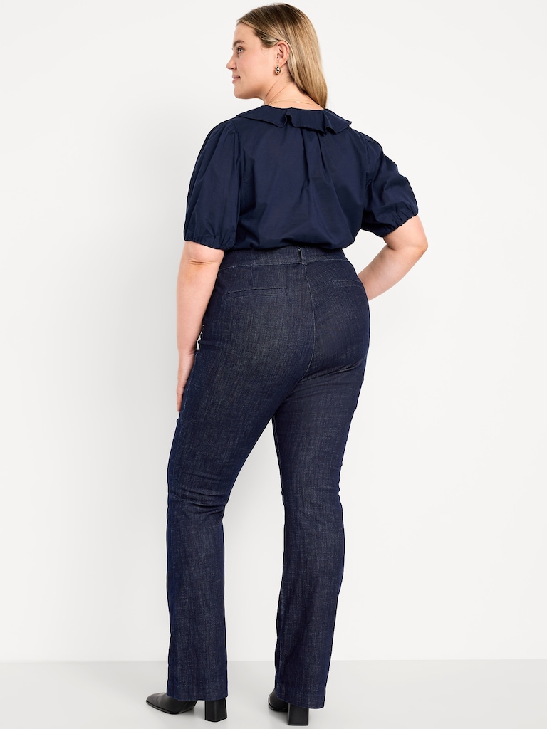 High-Waisted Pixie Flare Pants