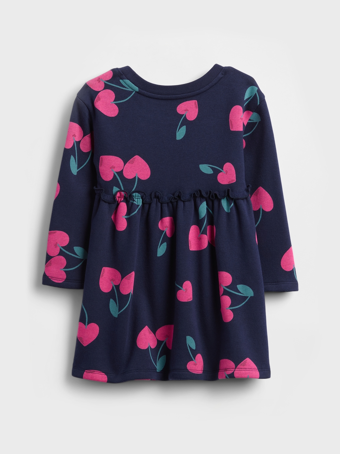 Baby & Toddler Ruffle-Waist Sweatshirt Dress