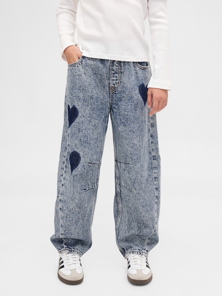 Kids Easy Barrel Jeans