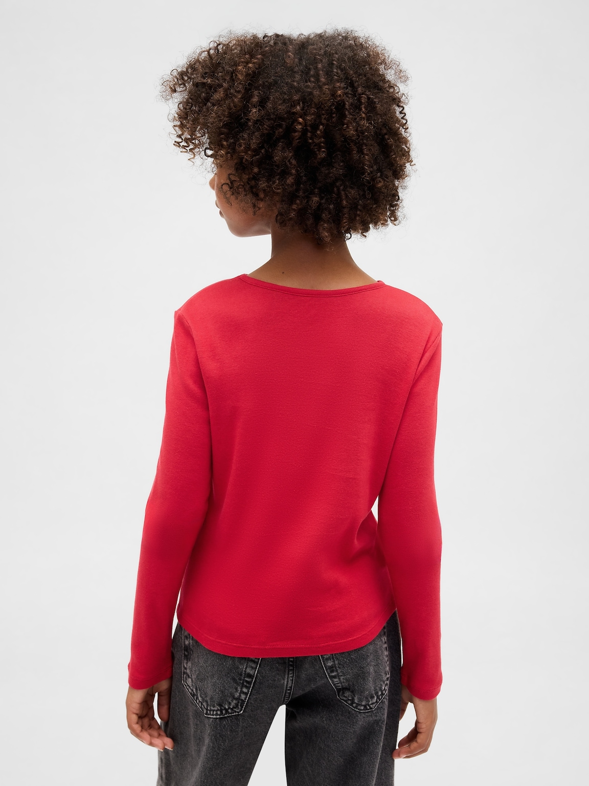 Kids Keyhole Bow Fitted T-Shirt