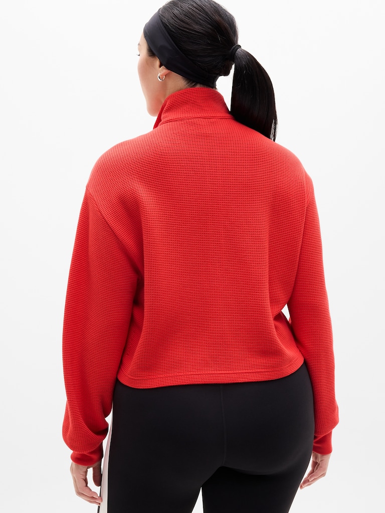 Tranquil Waffle 1/2 Zip Sweatshirt