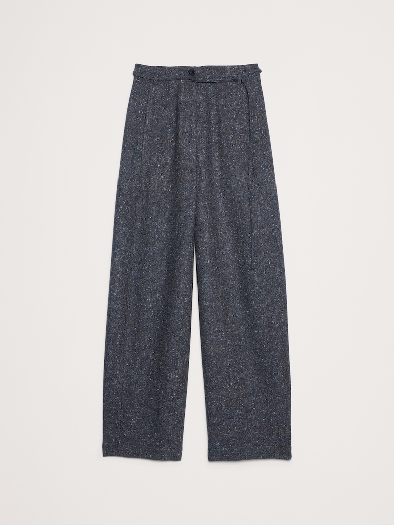 Ultra-High Rise Relaxed Barrel Donegal Pant