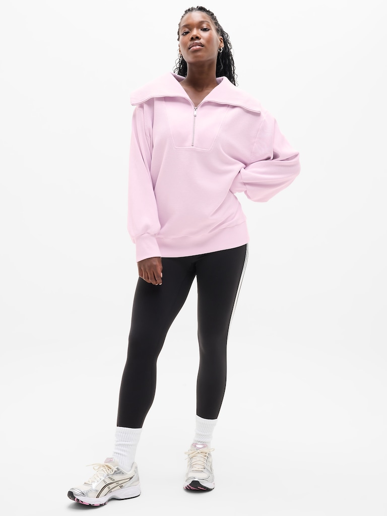 Ottoman Rib 1/4 Zip Sweatshirt
