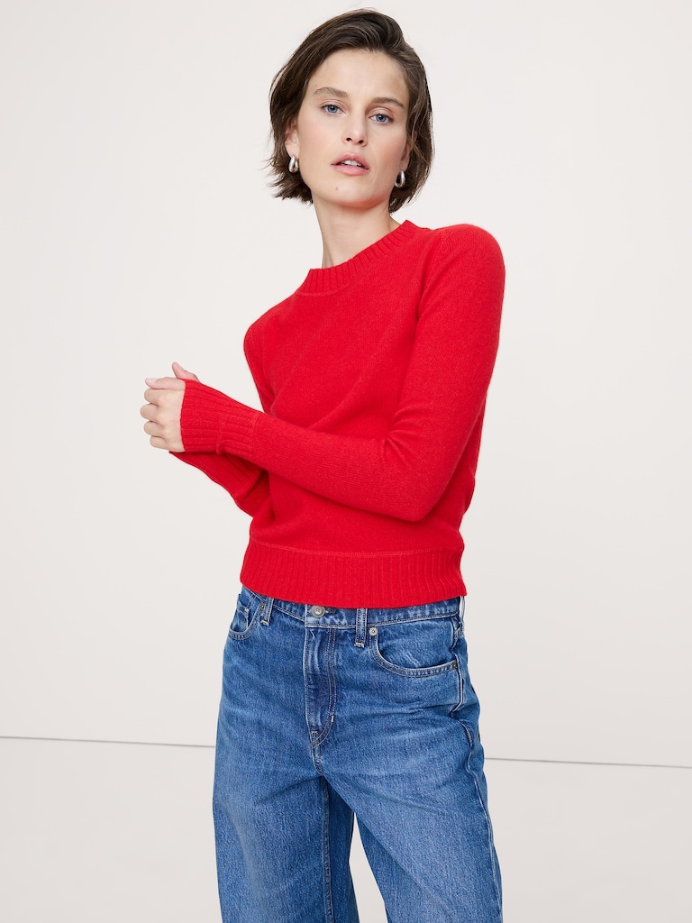 The Fireside Sweater in Merino-Cotton