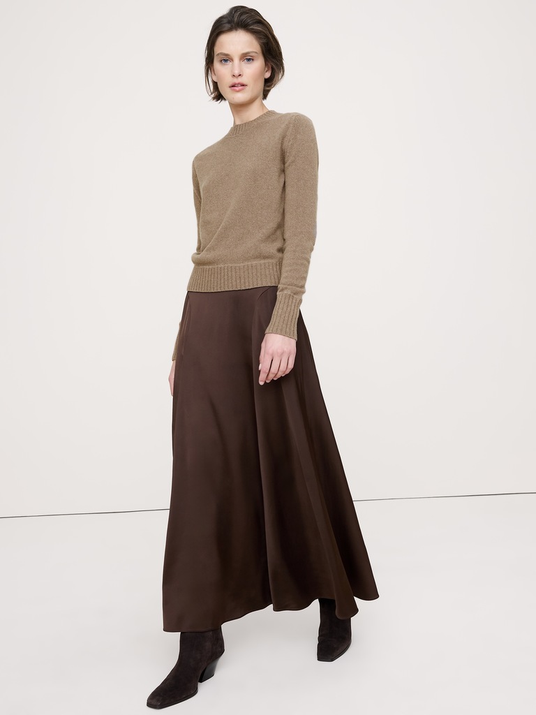 The Fireside Sweater in Merino-Cotton