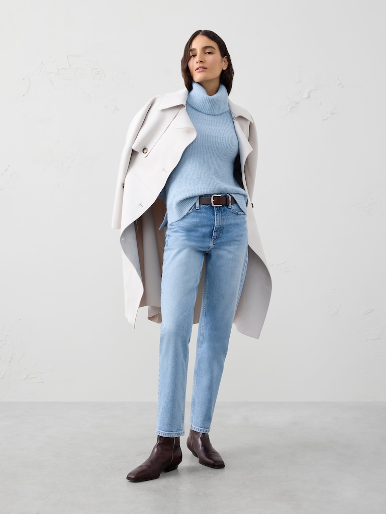 Brushed Turtleneck Sweater