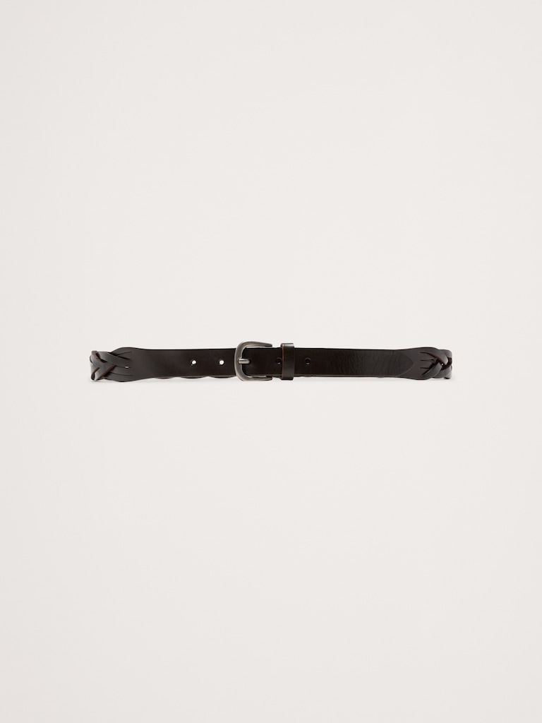 Braided Leather Belt