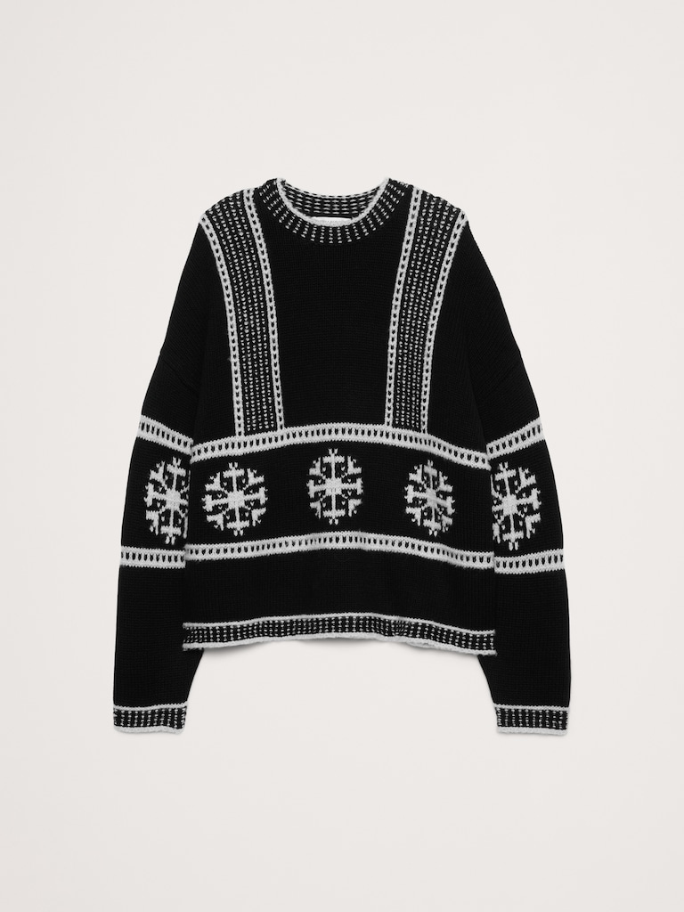 Fair Isle Crew-Neck Sweater