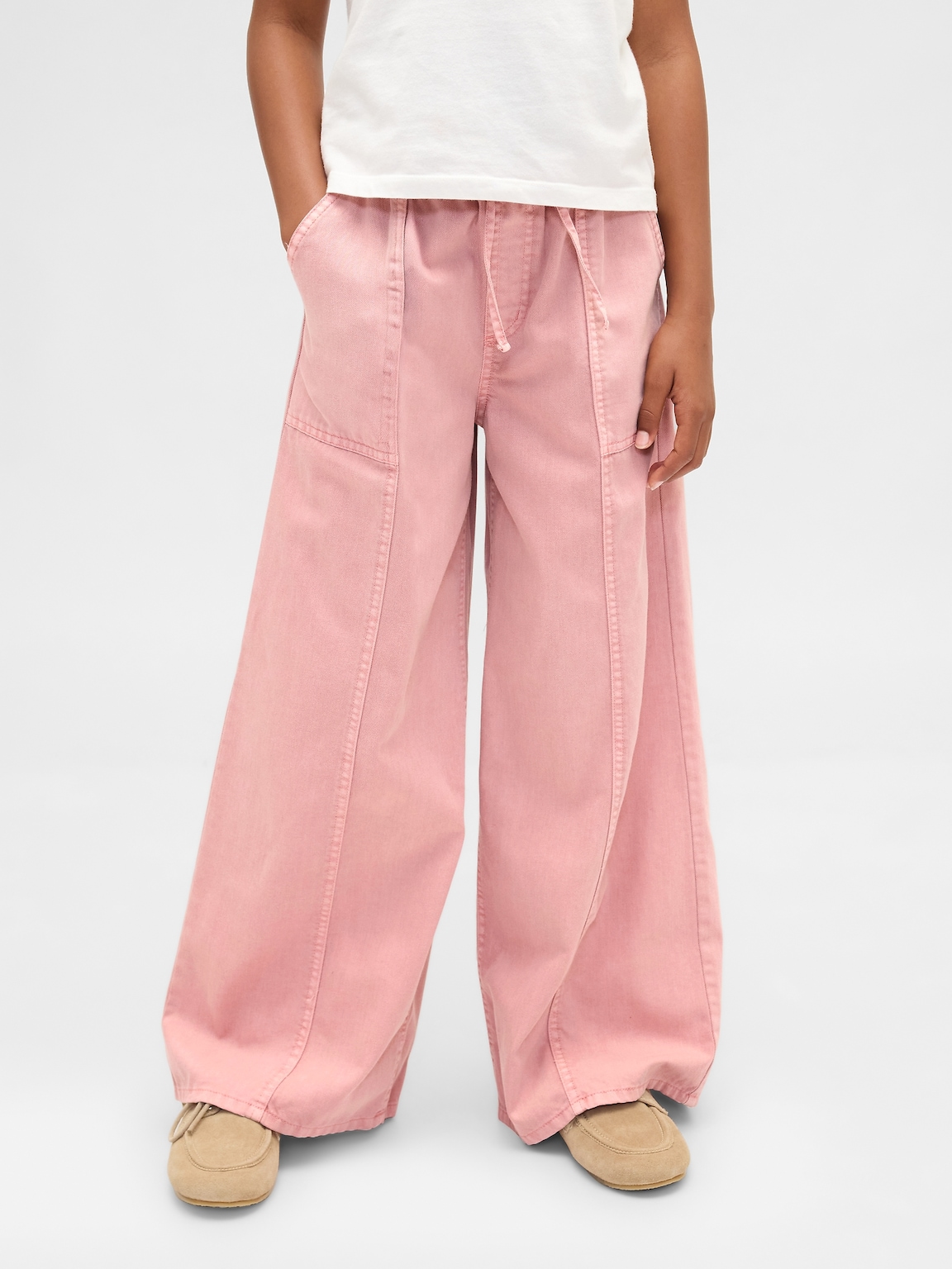 Kids Twill Baggy Pants