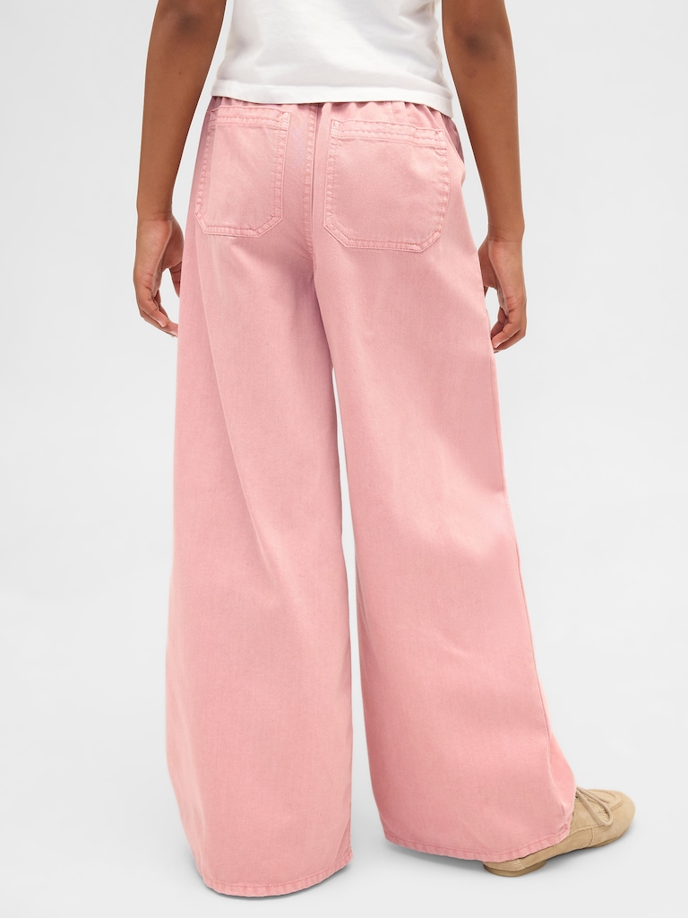 Kids Twill Baggy Pants
