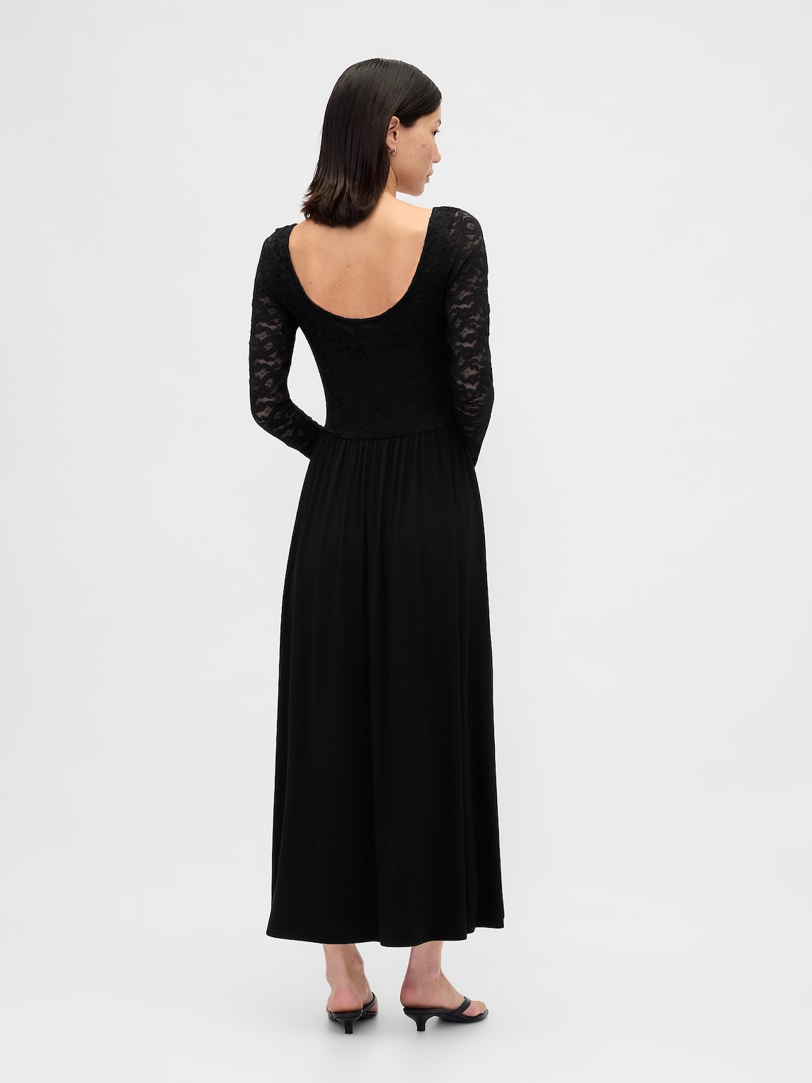 Mixed Media Maxi Dress