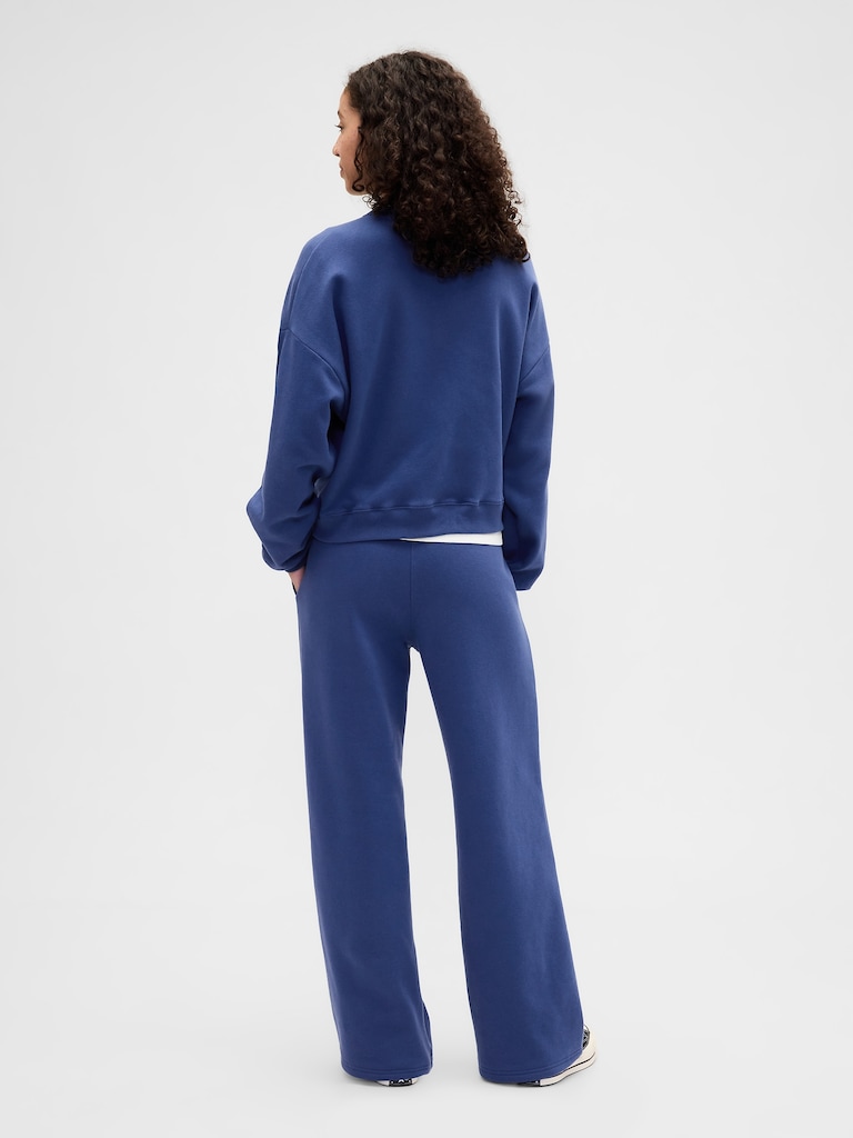 Relaxed Straight-Leg Sweatpants