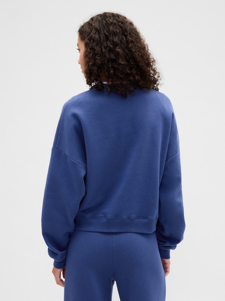 Oversized Wedge Gap Logo Sweatshirt