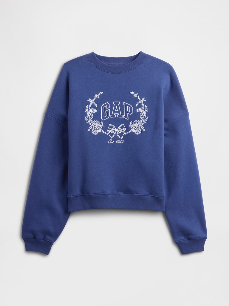 Oversized Wedge Gap Logo Sweatshirt