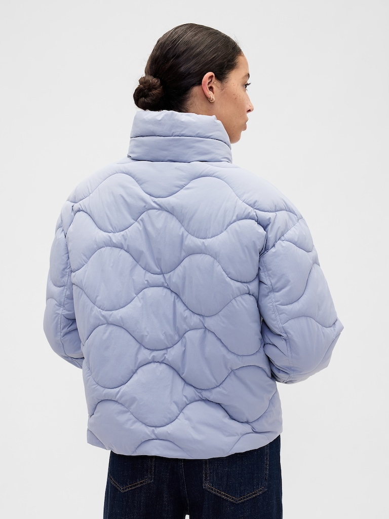 Relaxed Quilted Nylon Jacket